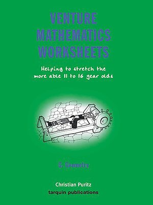 cover image of Venture Mathematics Worksheets